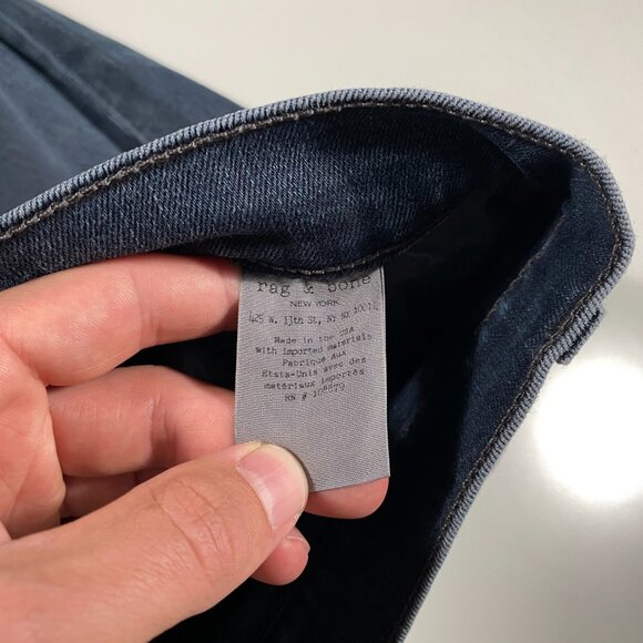 Rag & Bone Fit 2 Slim Fit Manna Jeans men's size 31x27 - Picture 6 of 10